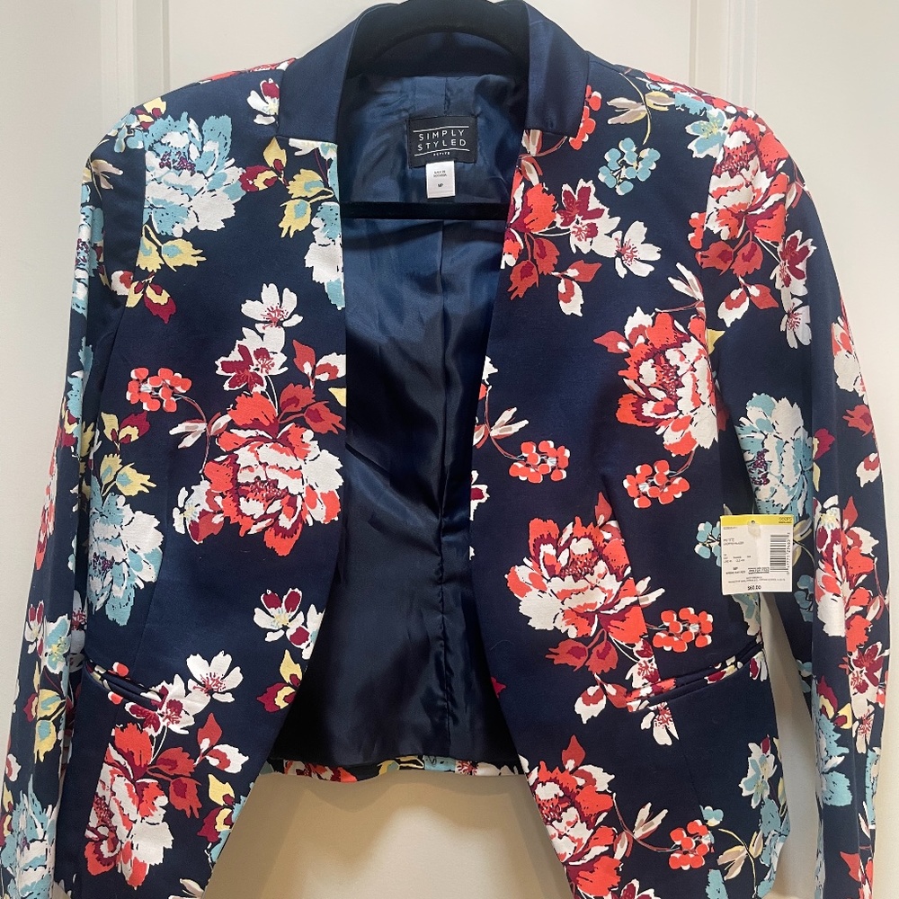 Floral Blazer